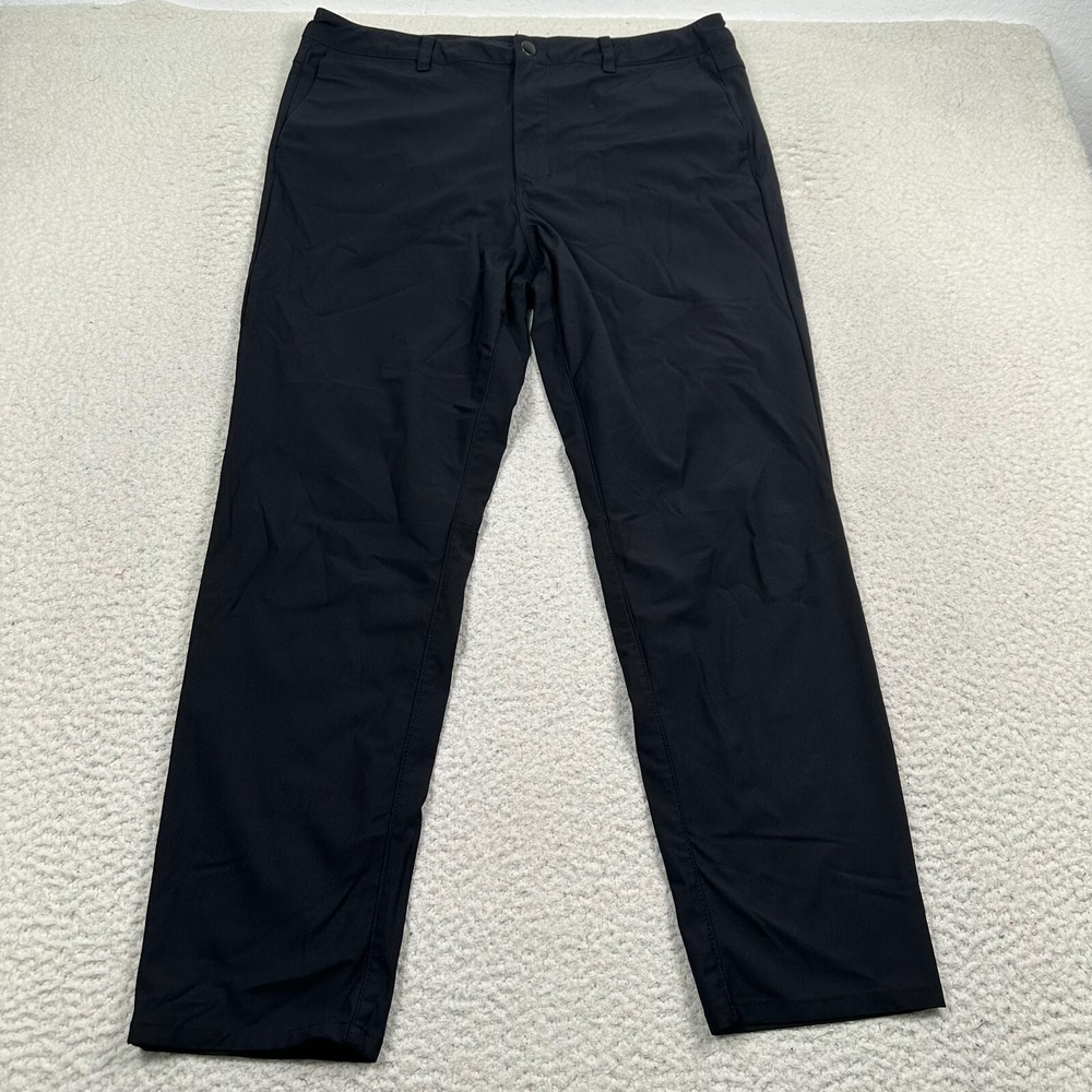 CUTS CLOTHING Pants Men 36x32‎ (29.5) Slim Fit Active Performance Black